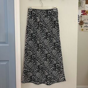 Black & White Midi Skirt